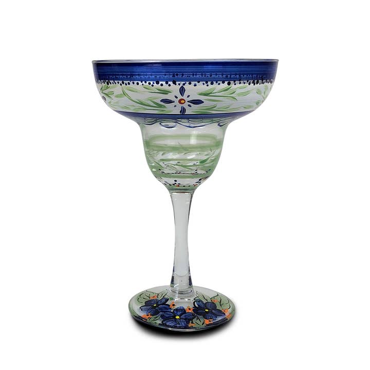 Golden Hill Studio – wholesale Cocktail-/likörglas – Barcelona Blå Margarita Glasögon