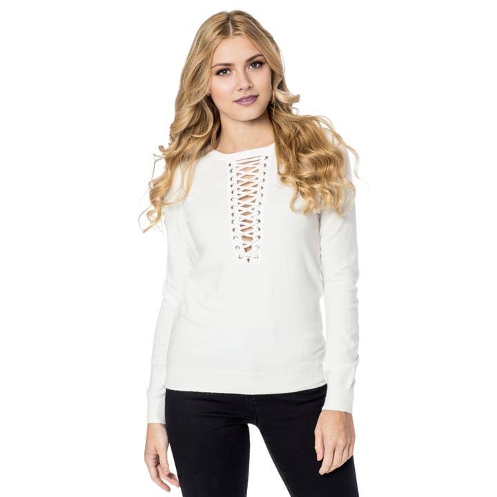 Jersey de manga larga con cordones para venta al por mayor de Importation 1867