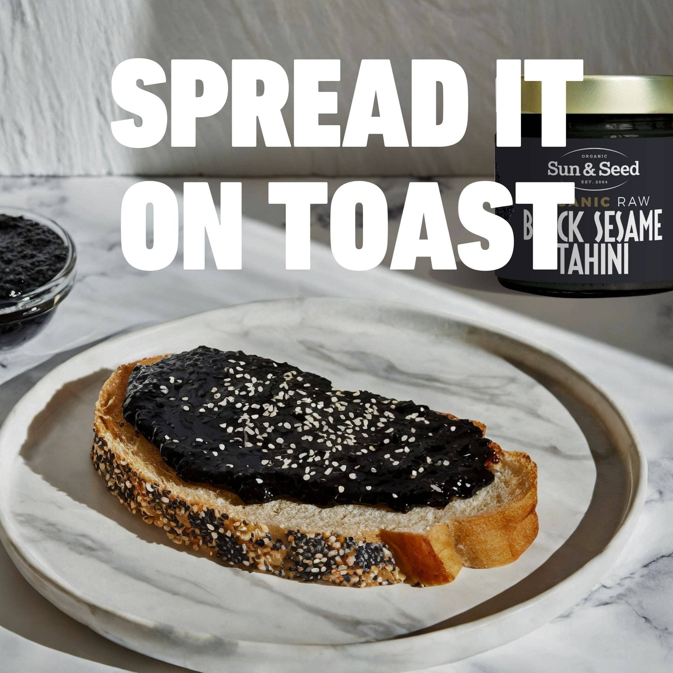 Sun & Seed – wholesale Nut butter – Organic Raw Black Sesame Tahini 500g4