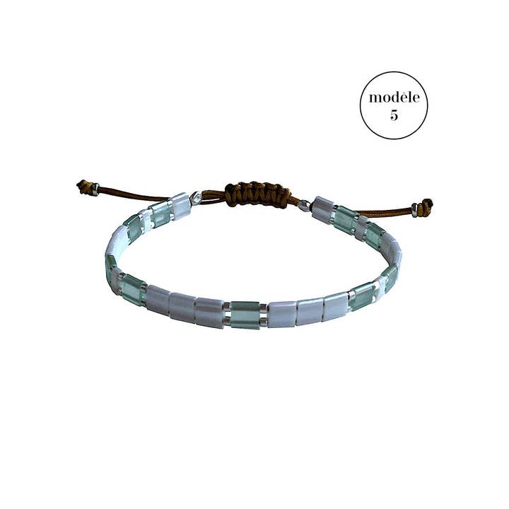 CLAIRE BERTEAU - Vendita all'ingrosso Bracciale con perline - Bracciale con perline giapponesi Anitya Almond