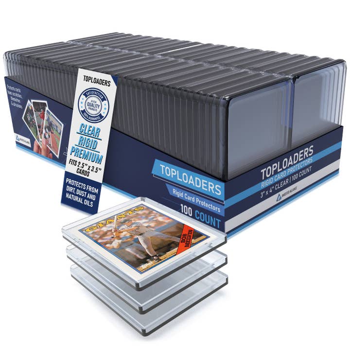 130PT - 100 Pack Premium Top Loaders for wholesale by Invested Alliance LLC