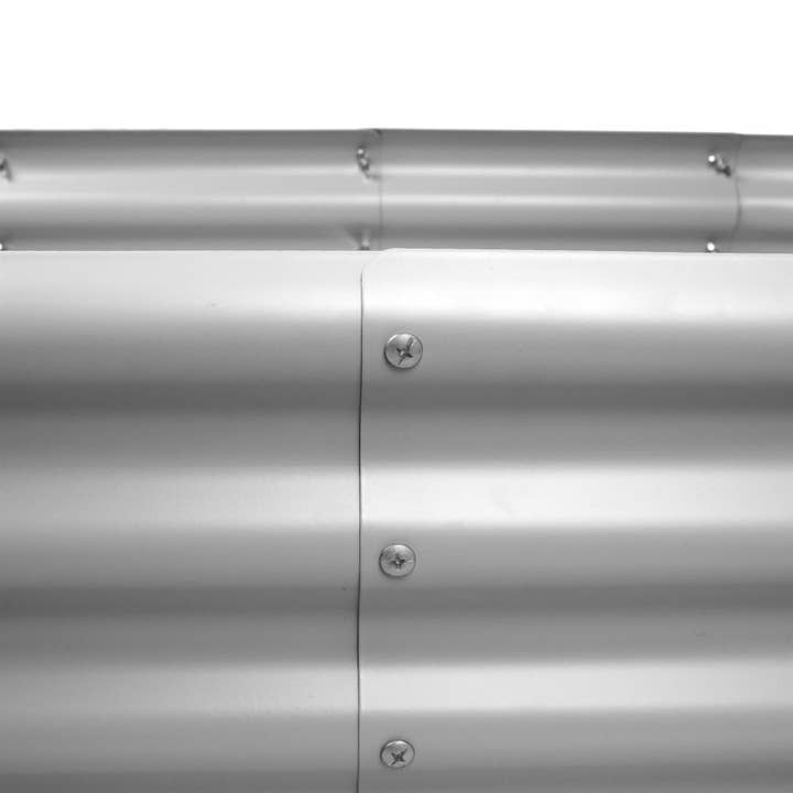 Rinkit Ltd - Wholesale Planter Box - 180cm x 90cm Rounded Galvanised Steel Raised Garden Bed - By Harbour Housewares1