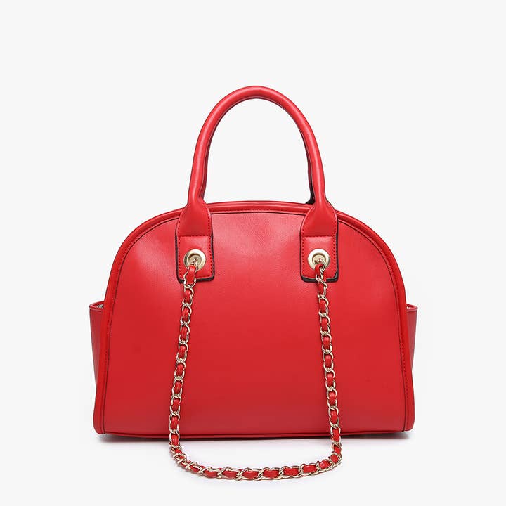 Jen & Co. - Wholesale Satchel - Women's - *SALE* M2358 Beth Dome Satchel w/ Chain Strap
