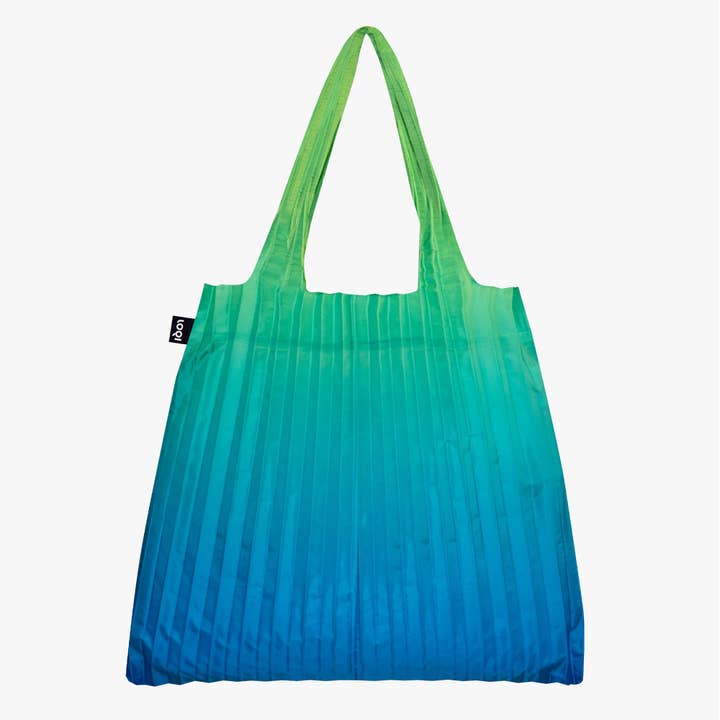 PLEATED Rainbow Green Bag for wholesale by LOQI