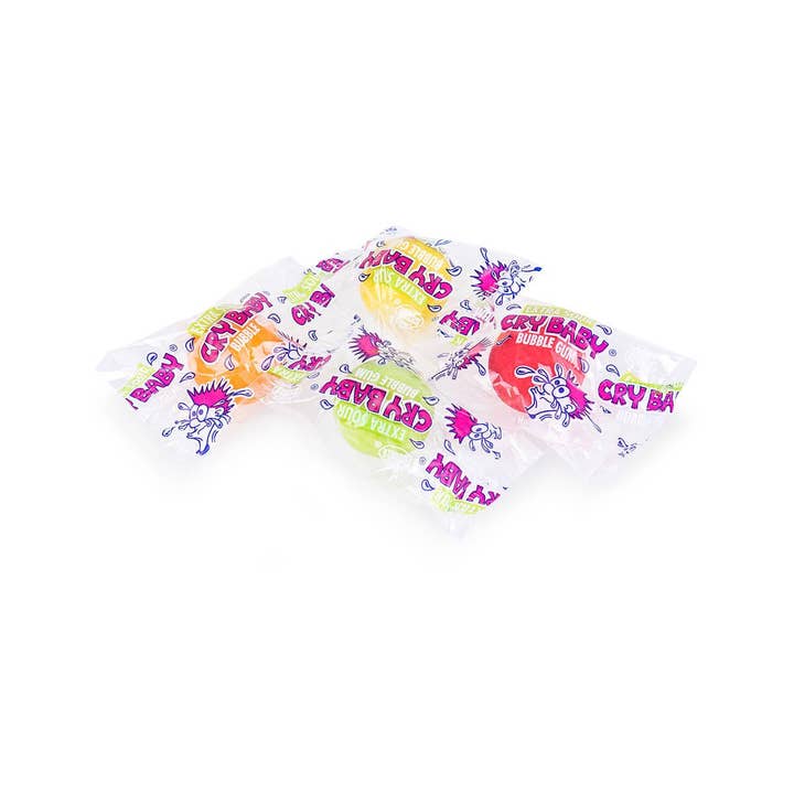 I Got Your Candy – Pastilha elástica por atacado – Goma de Bolha Extra Azeda Cry Baby 38oz - 240ct