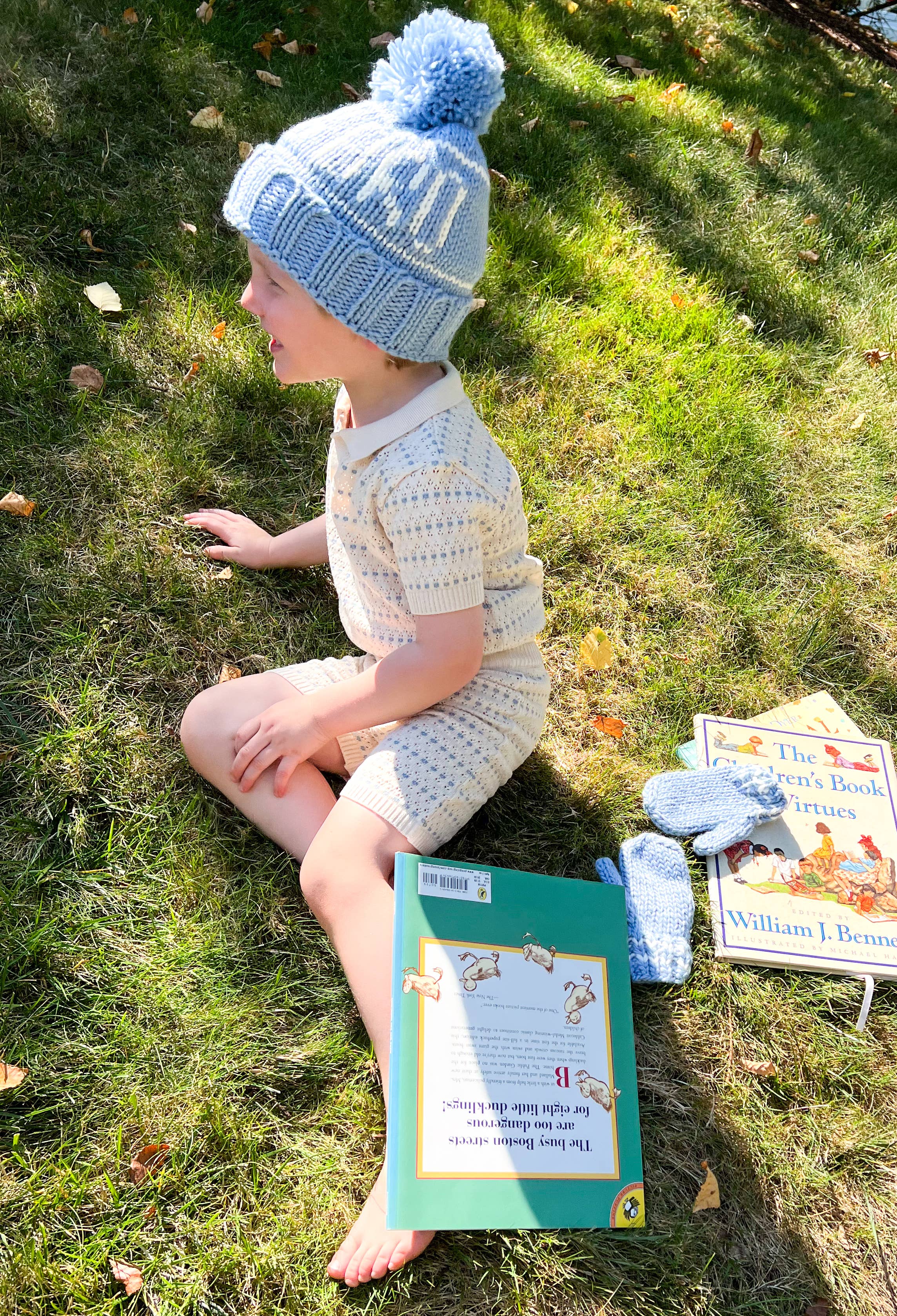 Bits & Bows - Venta al por mayor Manoplas - Niños - Manoplas de Punto Azules (Bebé/Niño Pequeño, Niño)7