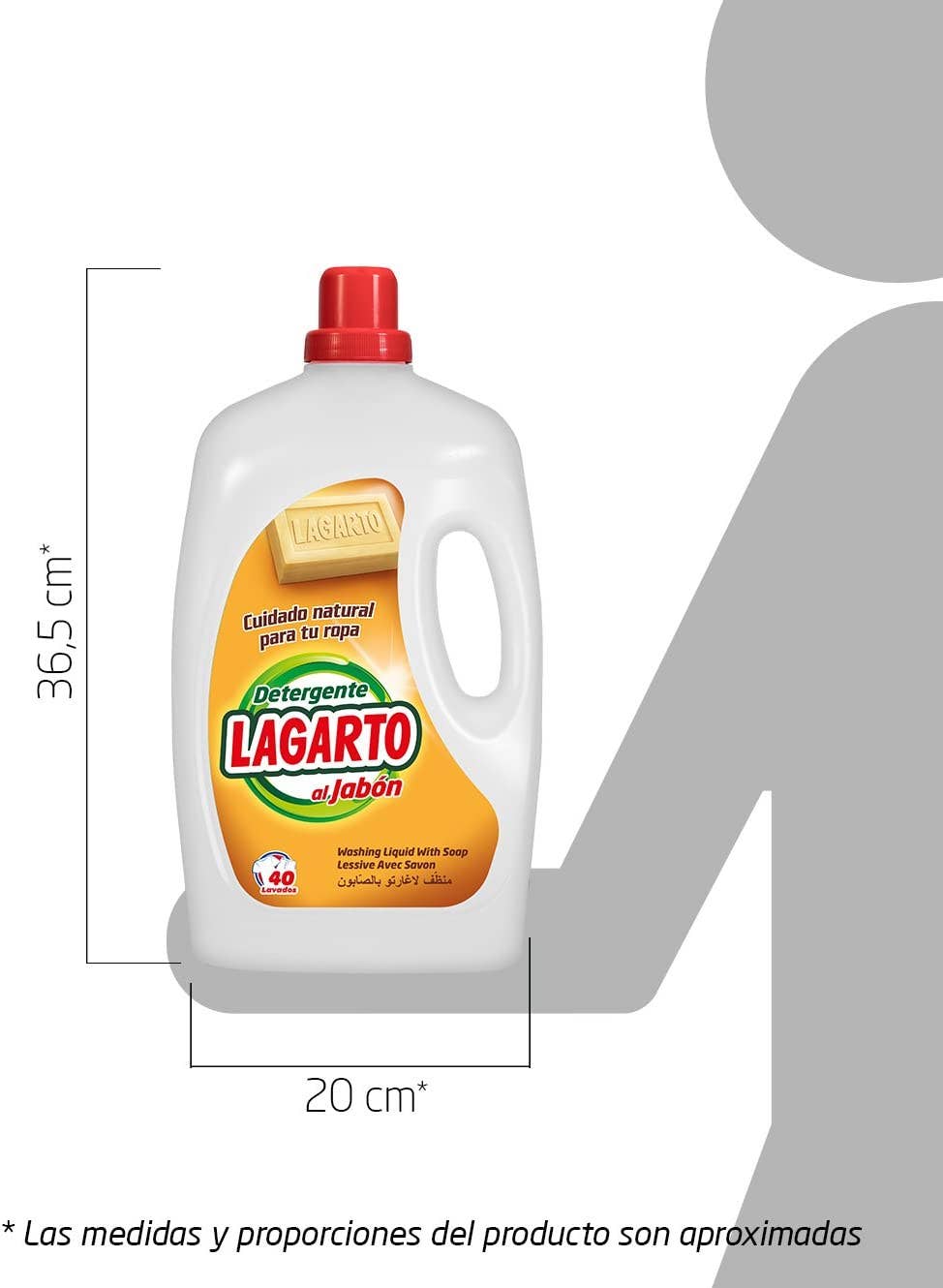 Lagarto - Wholesale Liquid Laundry Detergent - Liquid Detergent 40 doses3