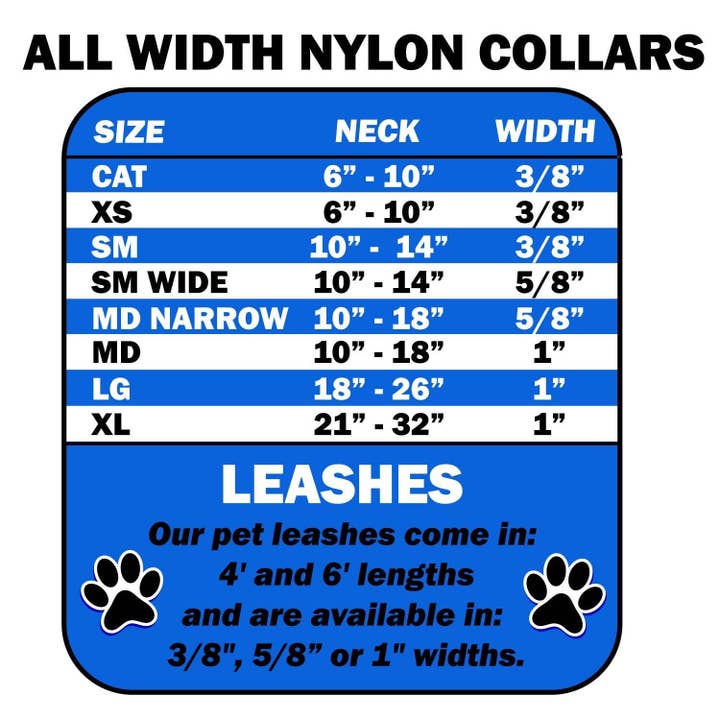 American Leashworks - Wholesale Pet Collar - Cat/Dog - Pet Dog & Cat Nylon Collar or Leash, "Little Cowgirl"3