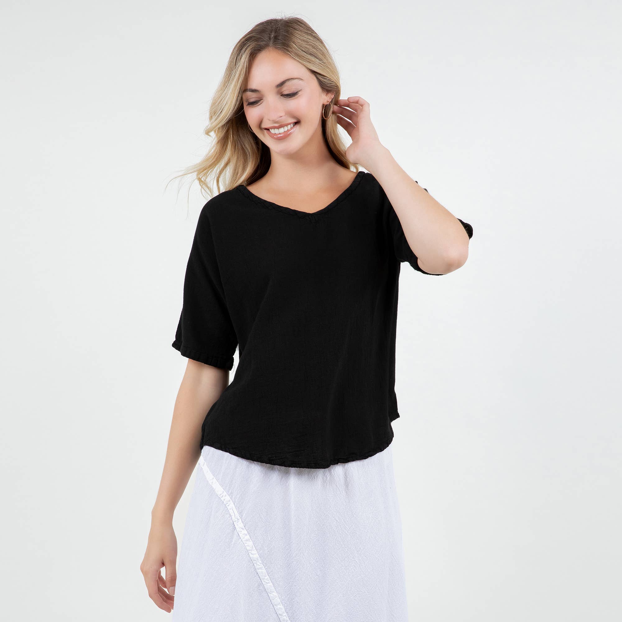 Cottonways – wholesale Blouse – Women’s – Mary Top 100% Cotton Gauze35