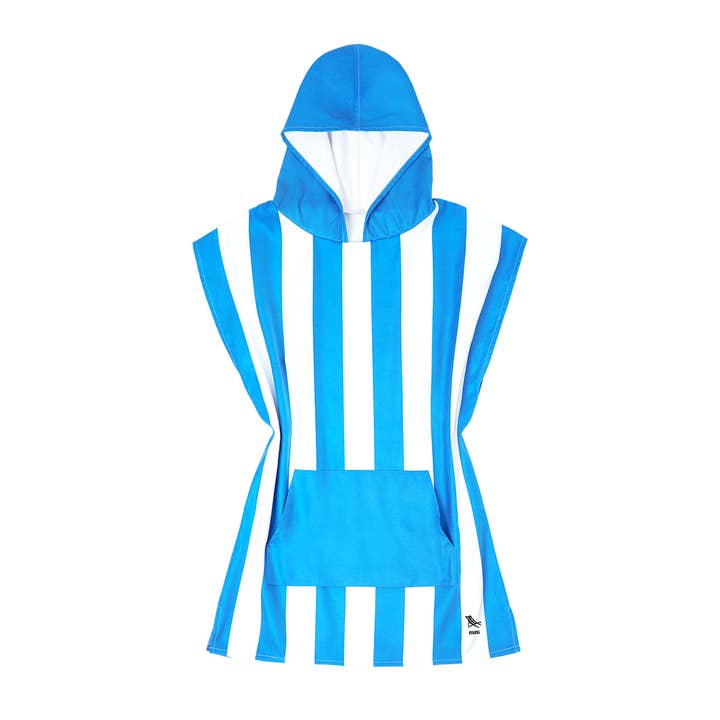 Until Pty Ltd - Wholesale Poncho towel – Child & baby - Dock & Bay Poncho Kids Cabana Collection 100% Recycled Bondi Blue