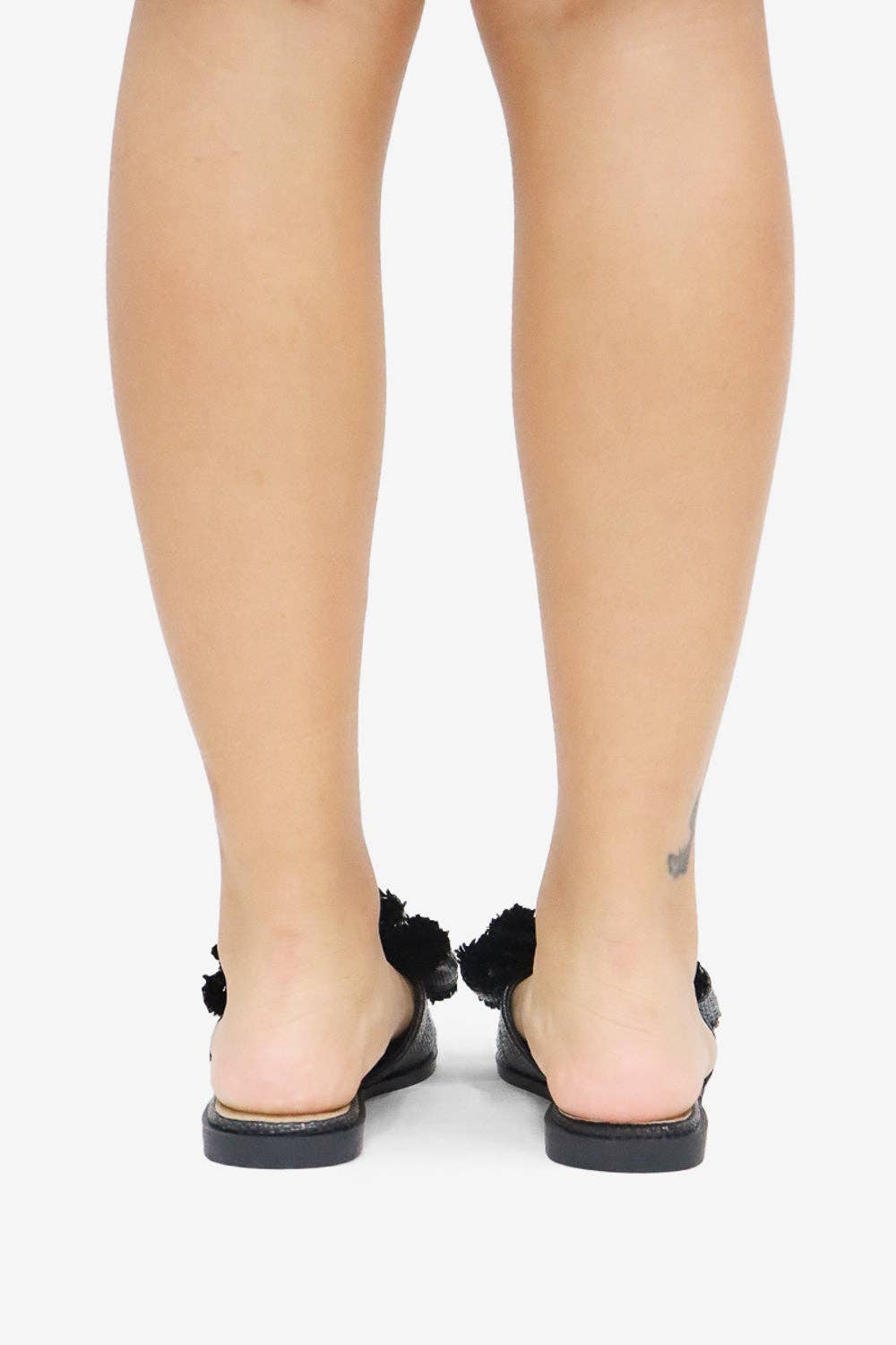 Lemonade Shoes - Wholesale Sandals - Women's - RESORT STAY -  Raffia Bow Sandals, Beach Slide, Summer Flat10