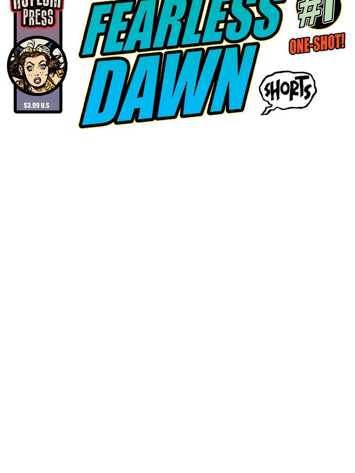Fearless Dawn: Shorts #1C Blank Sketch Cover for wholesale by Xeno Pop