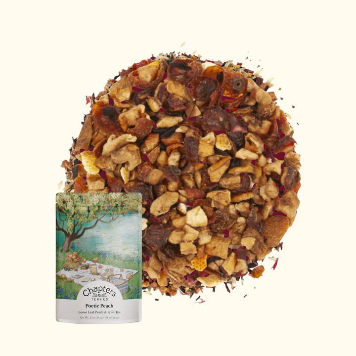 Poetic Peach (Bright Juicy Sweet Fruit Tea) 2oz for wholesale by Chapters Tea & Company