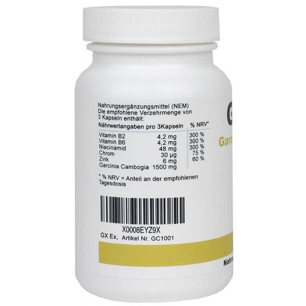 EXVital - Wholesale Oral Supplement/Vitamin - GC Ex, 1500 mg Garcinia Cambogia Extract1