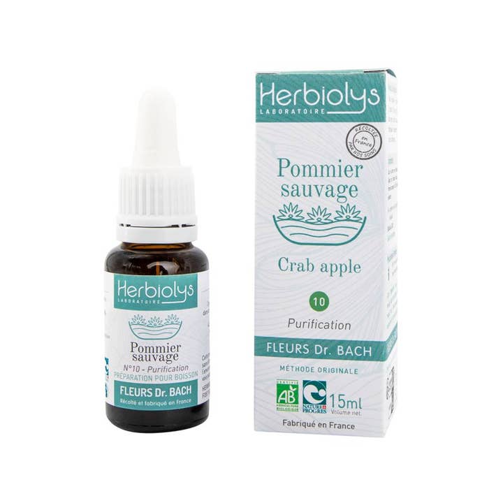 Crab Apple Elixir Floral (No. 10) for wholesale by Herbiolys