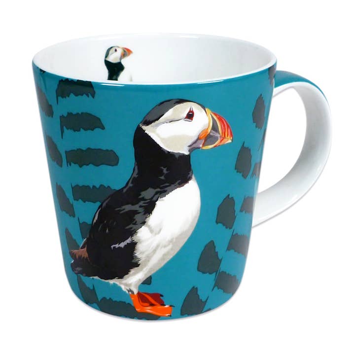 Puffin mugg för wholesale av Leslie Gerry