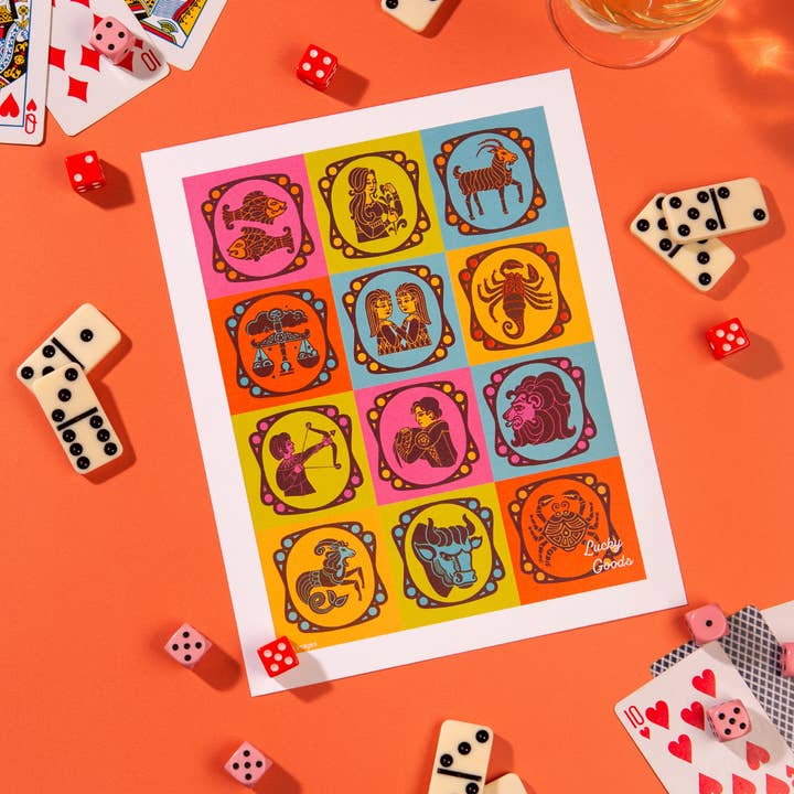 Lucky Goods Paper - Wholesale Art Print - Zodiac Portrait – Art Print3