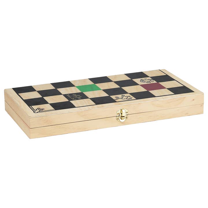 Hippychick – wholesale Board game – Vilac - Keith Haring Chess In A Wooden Box
