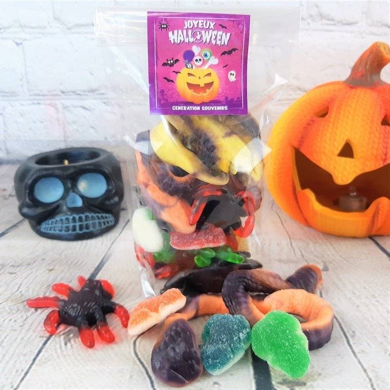 Génération Souvenirs - Wholesale Gummy - Halloween critters candy bag - 150g0