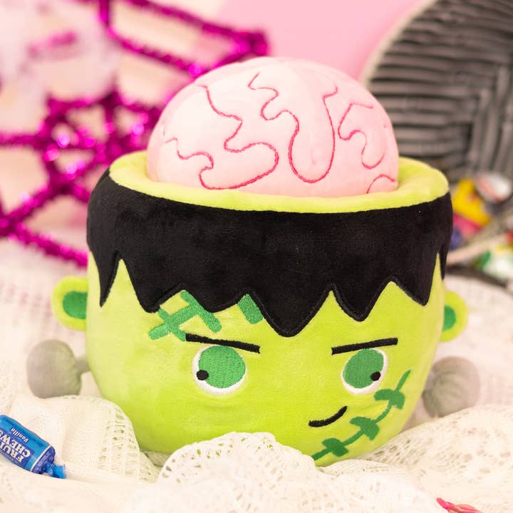 Peek-A-Boo Plush - Frankenstein's Brain for wholesale by Bewaltz