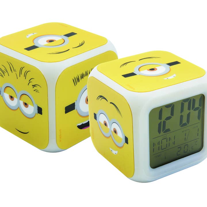Joy Toy - Wholesale Alarm Clock - MINIONS 2 CUBE ALARM CLOCK0