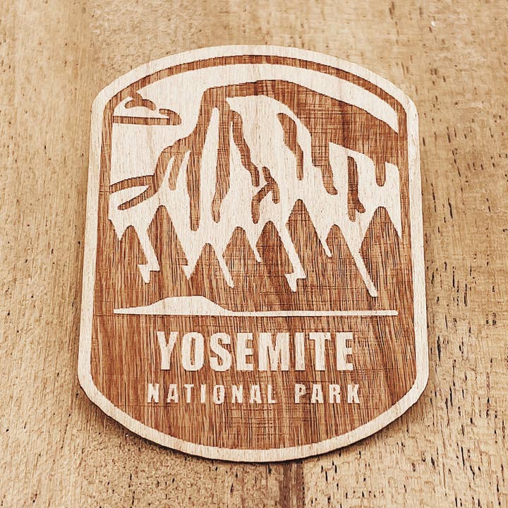 Adhesivo de madera del Parque Nacional de Yosemite para venta al por mayor de The Wooden Pin