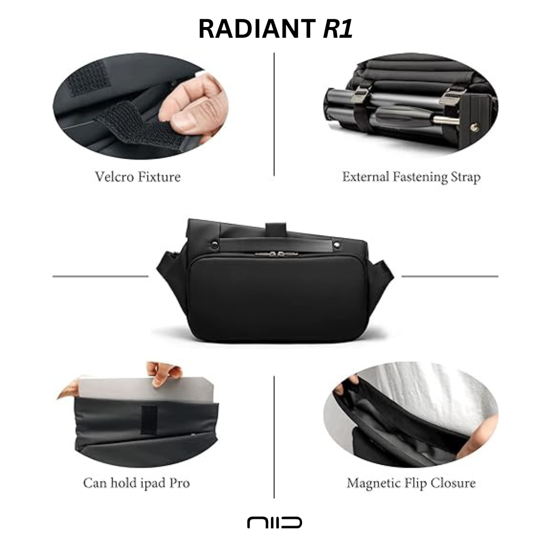 NIID - Wholesale Crossbodytas - Heren - NIID R1 draagtas voor in de stad6