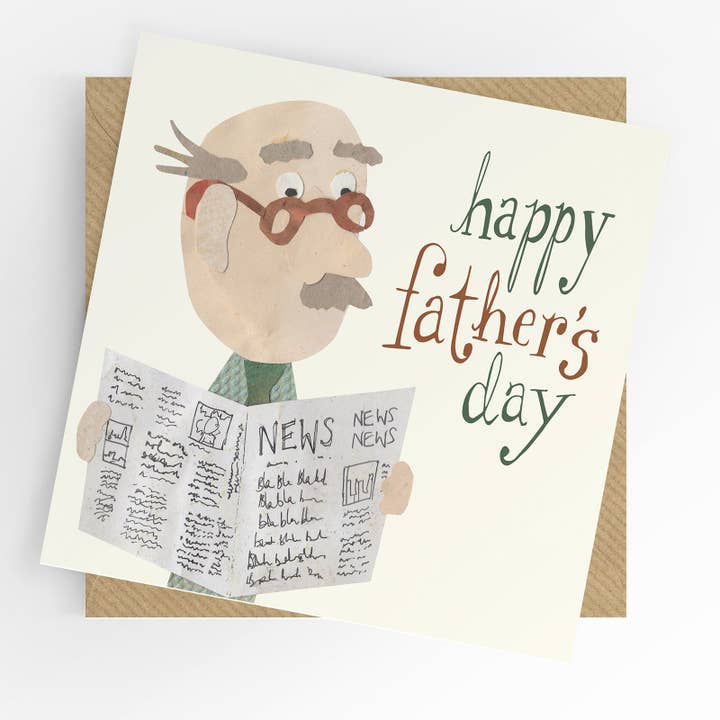 Vatertagskarte, Zeitung für den Großhandel von Under the Willow Tree