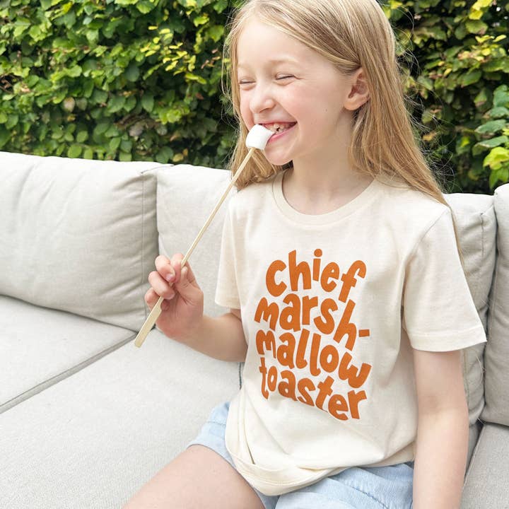 Alphabet Bags - Wholesale Screen Printed T-Shirt - Kids - Chief Marshmallow Toaster - Kid's Tee1