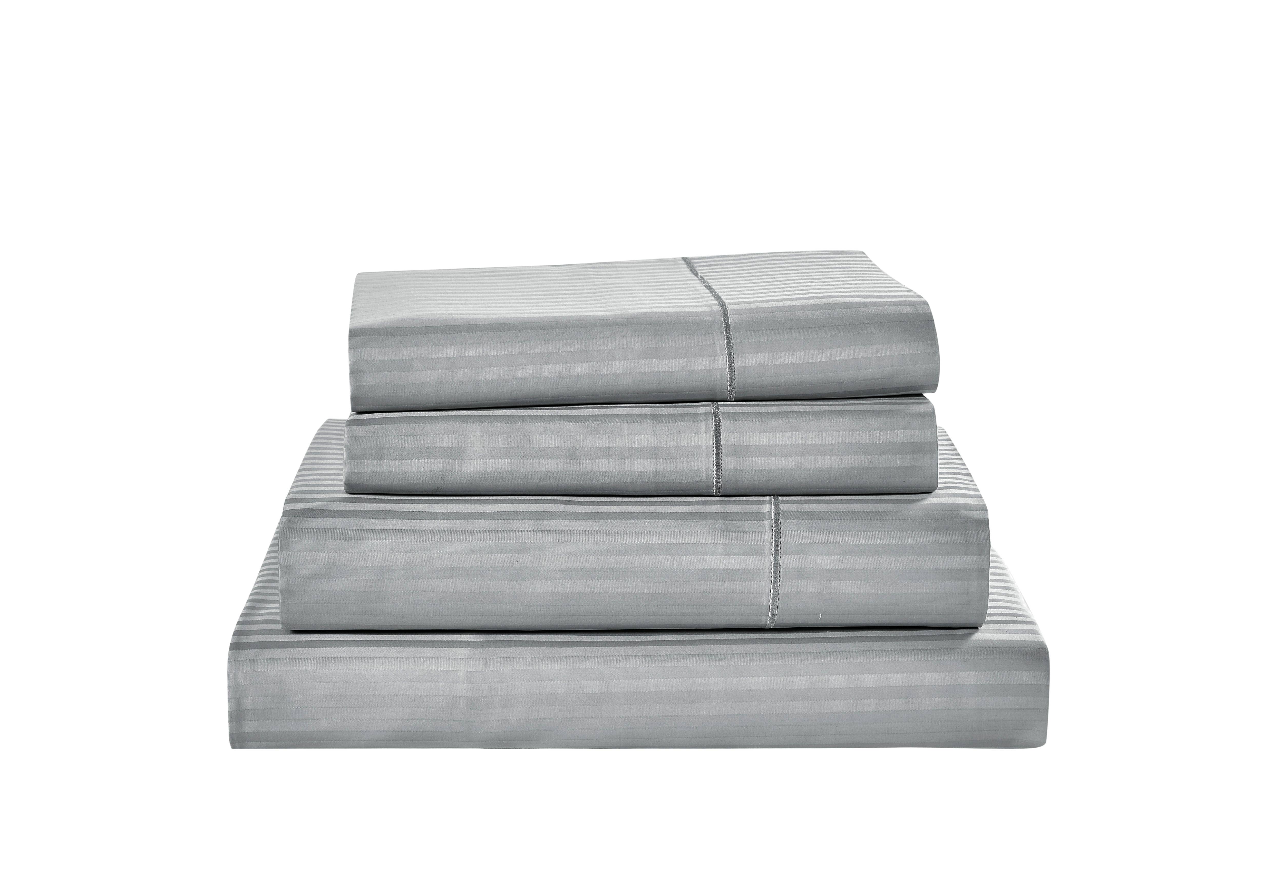 Bed Bath Fashions - Wholesale Sheet Set - Kathy Ireland 500 Thread Count Damask Stripe Sheet Set4