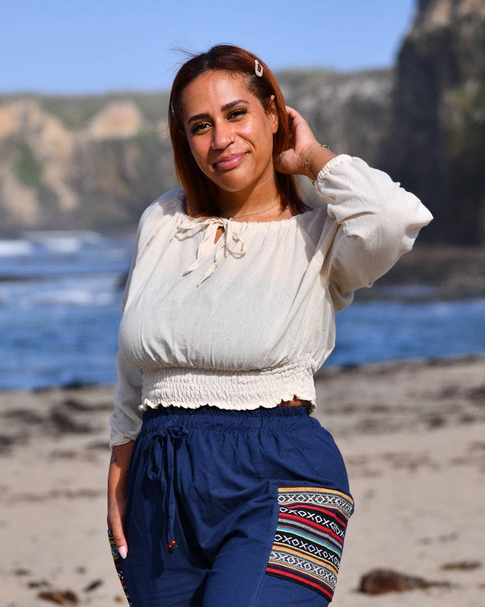 Zig Zag Asian Collection - Wholesale Blouse - Women's - Prairie Blouse1