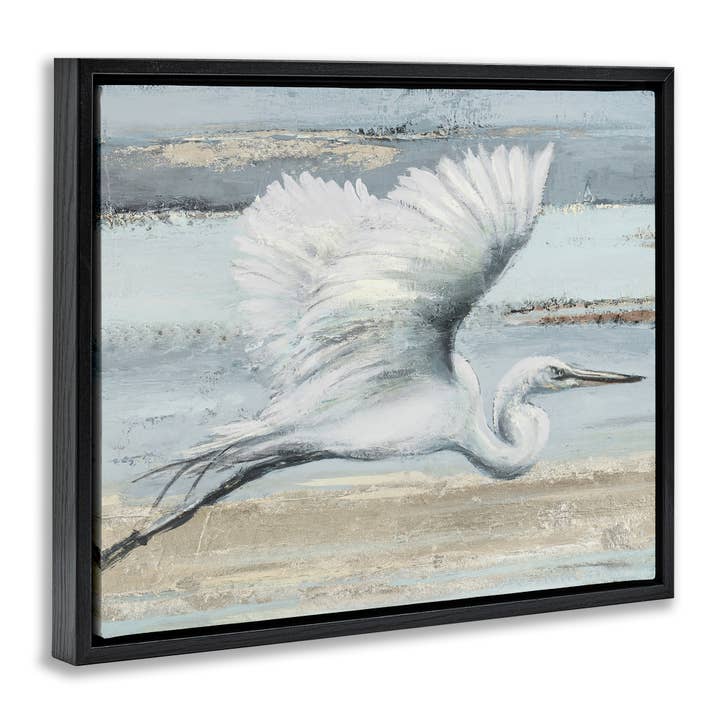 Stupell Industries - Wholesale Wall Sign - Soaring Great Egret - Framed Wall Art19