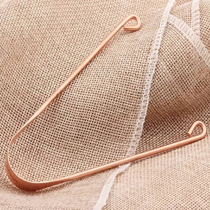 Modjo Cosmetics – wholesale Tongue scraper – Modjo copper tongue scraper