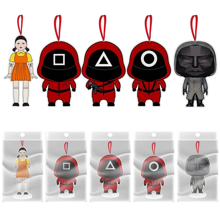 ADORNOS NAVIDEÑOS DE JUEGO DE CALAMAR para venta al por mayor de The American Gift Company (TAGCO)