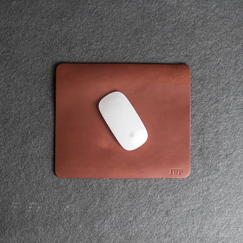 Ox & Pine - Wholesale Mousepad/Trackpad - Leather Mouse Pad - Personalized with Initials, Name, or Logo2