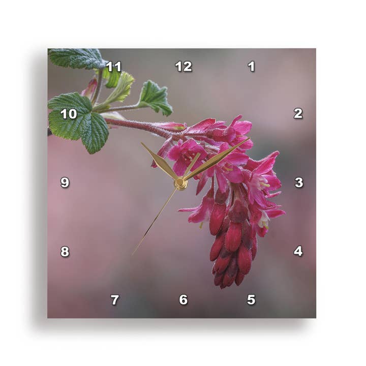 3dRose, Flor de hibisco laranja brilhante e profunda, Honolulu. Flor estadual do Havai., Relógio de Parede por atacado de 3dRose