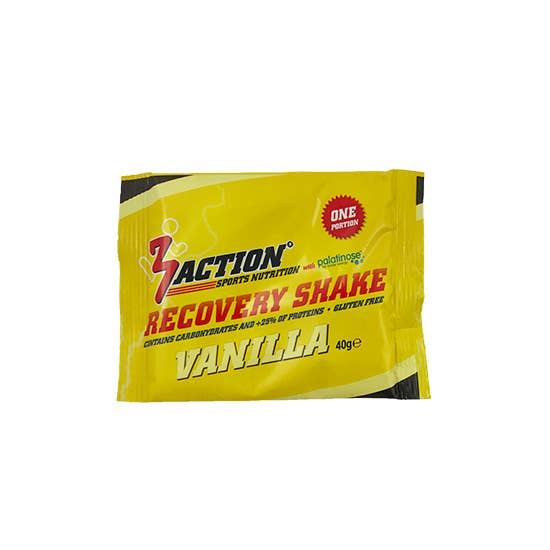 3Action Sports Nutrition – wholesale Protein/superfood powder – 3ACTION RECOVERY SHAKE VANILLE 40G - DISPLAY 15 ST.0