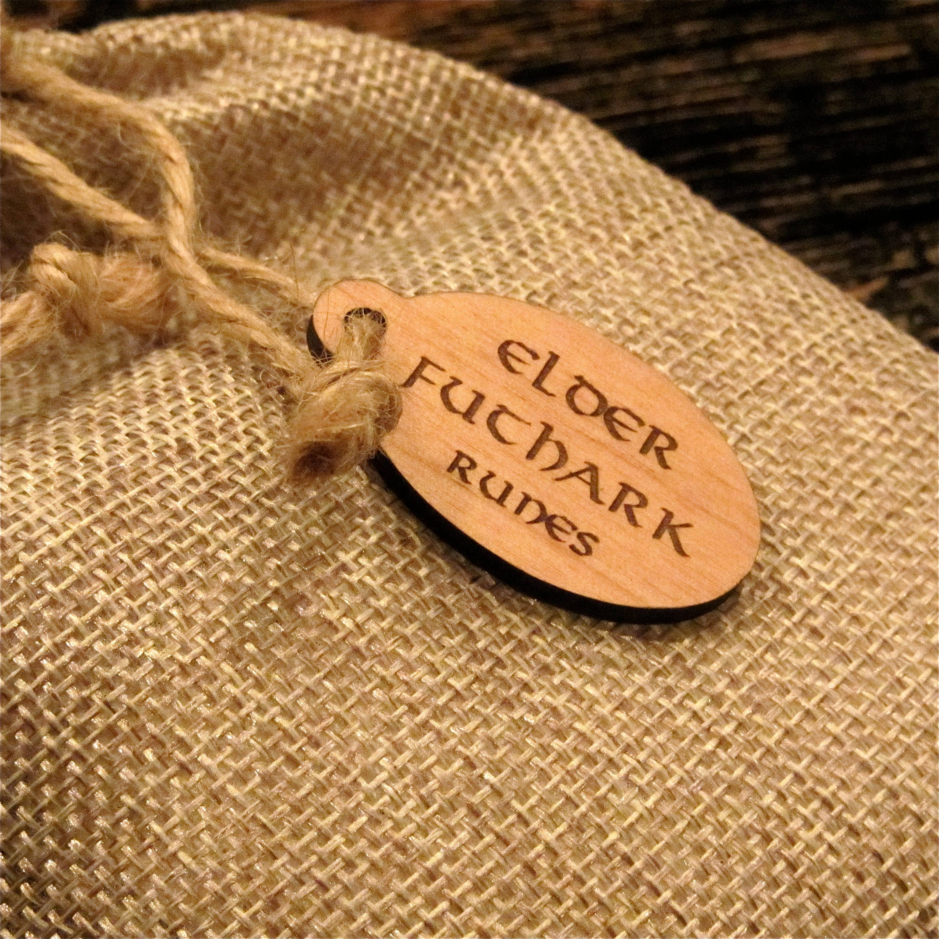 Woodland Woodworx - Wholesale Meditation Supplies - Elder Futhark Rune Set, Solid Engraved Alder Wood8