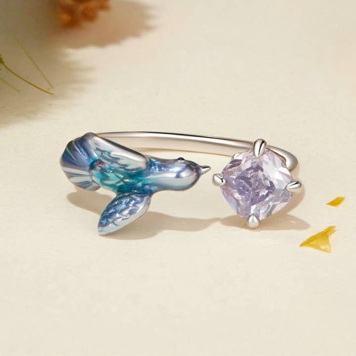 Verdivine – wholesale Cocktail/statement ring – Kingfisher Ring3