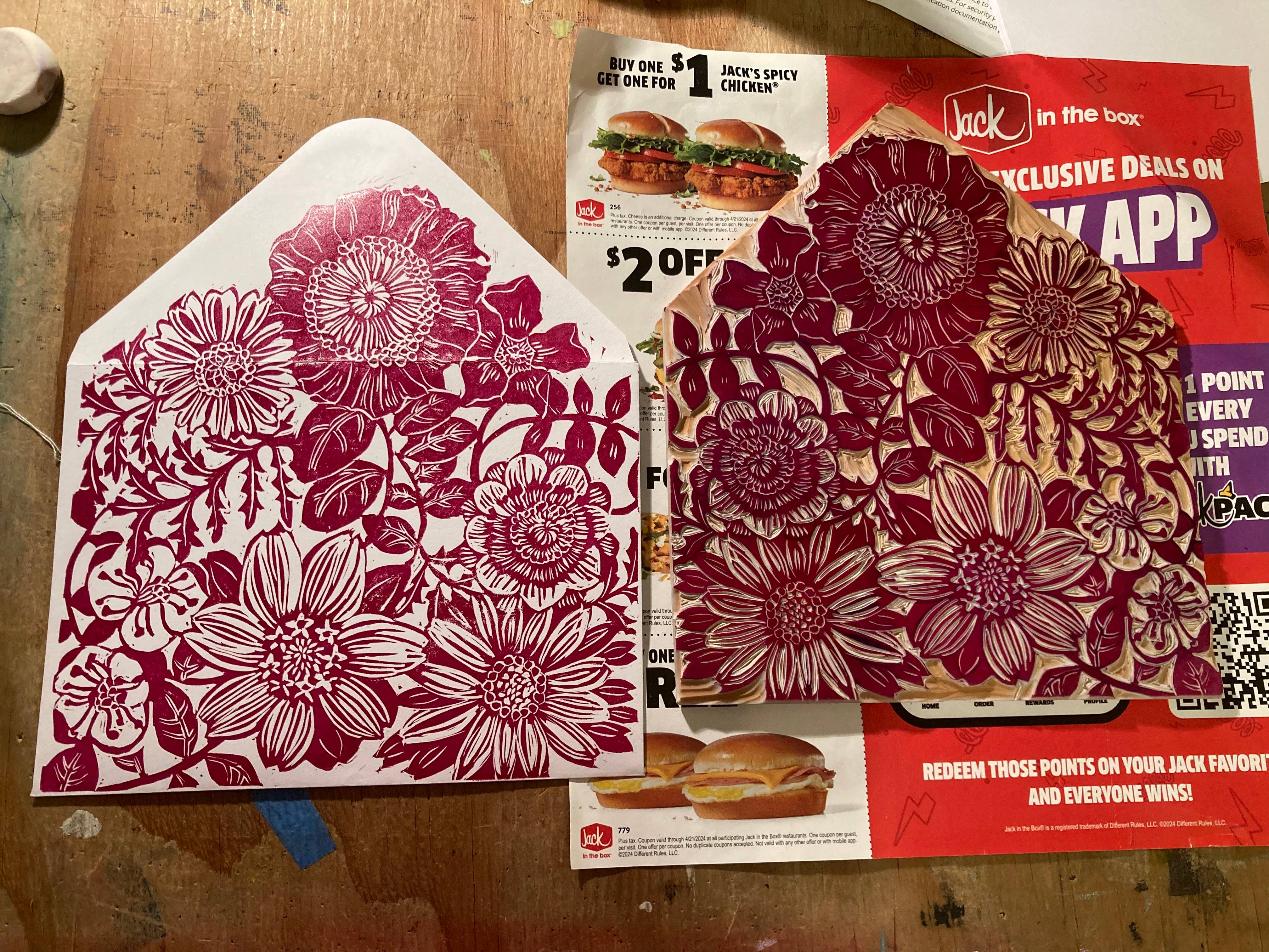 Kathie Studio - Wholesale Stationery/Notecard Set - Poppy Envelope and Postcard Stationery Set of 37