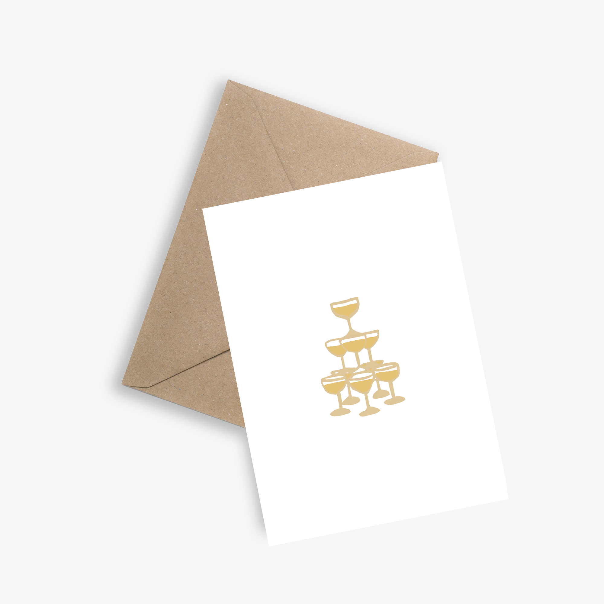 LE PAPIER GRAPHIQUE - Wholesale Wedding Card - The Champagne Fountain - Wedding card 0