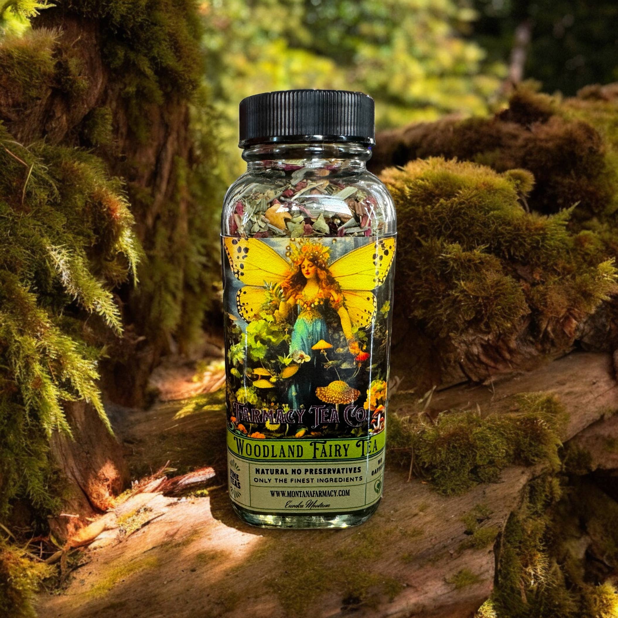 Montana Farmacy – Engroshandel Løs te – Woodland Fairy Fairey urtete til afslapning med lemon verbena og hindbær10