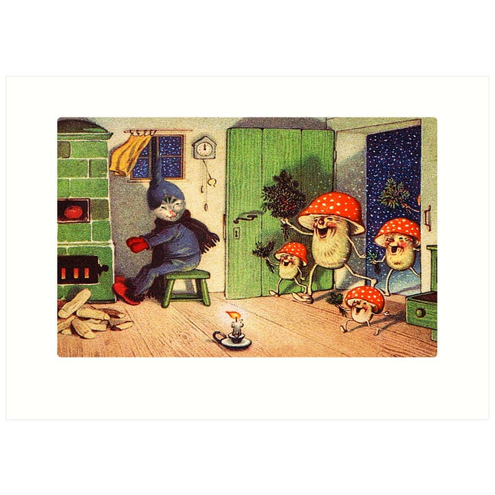 Lucca Paperworks - Wholesale Christmas Card - Magic Mushrooms | Holiday Greeting Card