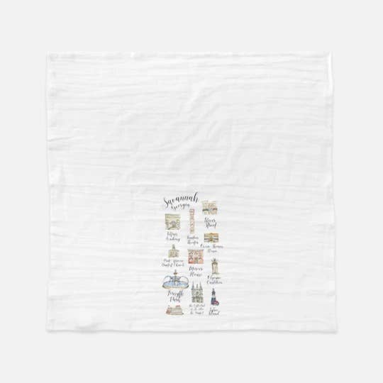 Dodeline Design - Wholesale Tea Towel - Savannah Tea Towel2