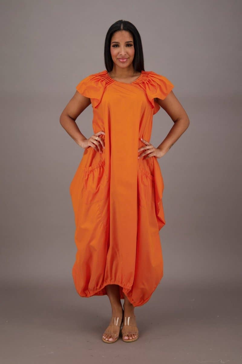 Advance Apparels - Wholesale Dress - Women's - Product Name: Flowing Grace Bubble Dress AD-250610