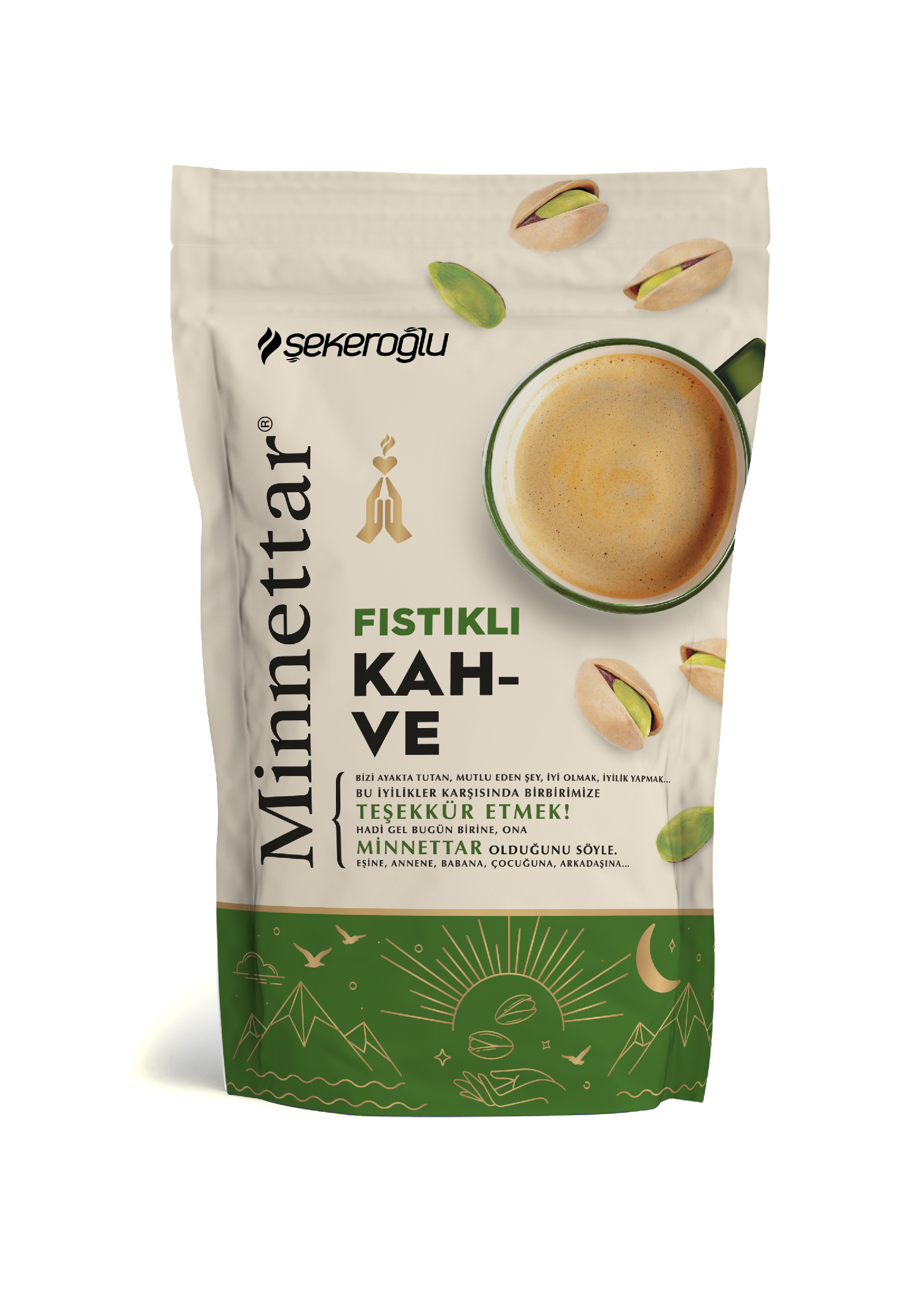 Multi Colored Mınnettar Pistachio Coffee 165 Gr for wholesale on Faire0