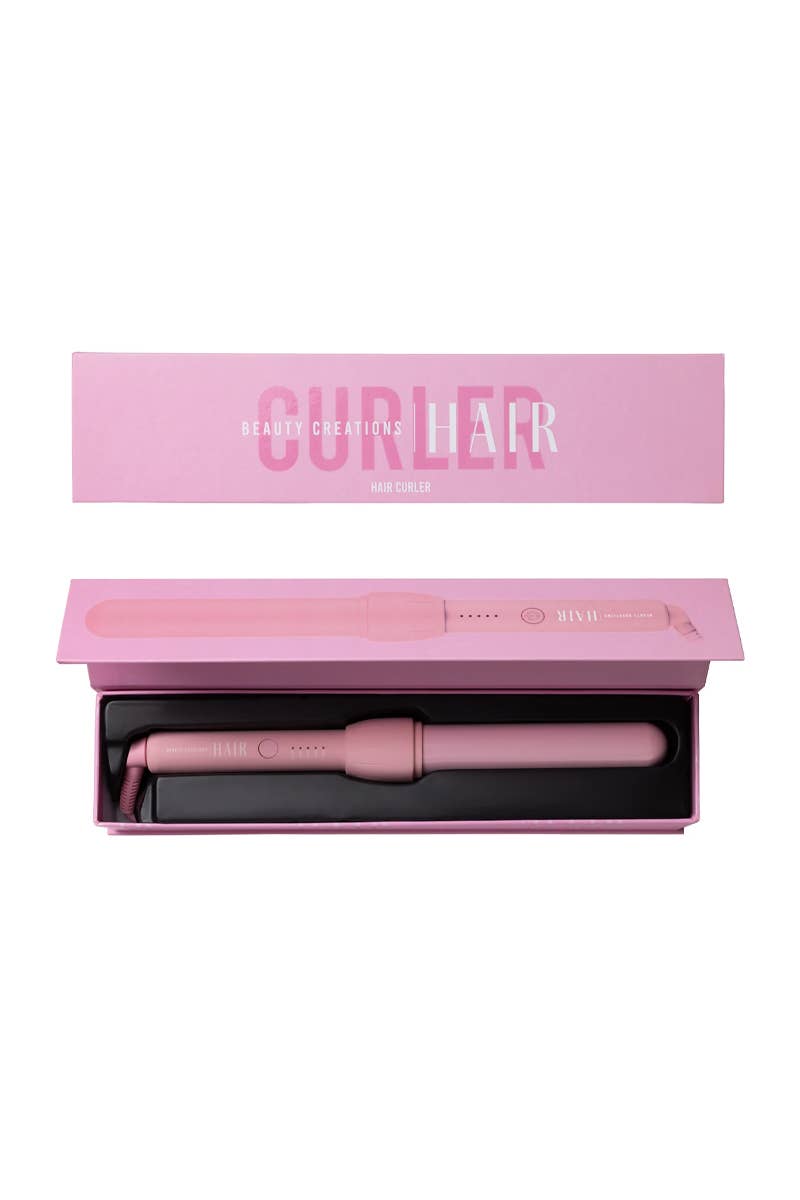 PINEAPPLE Beauty - Wholesale Curling Iron/Wand - Beauty Creations HC-PINK 2 1" Hair Curling Wand - 1pc 5
