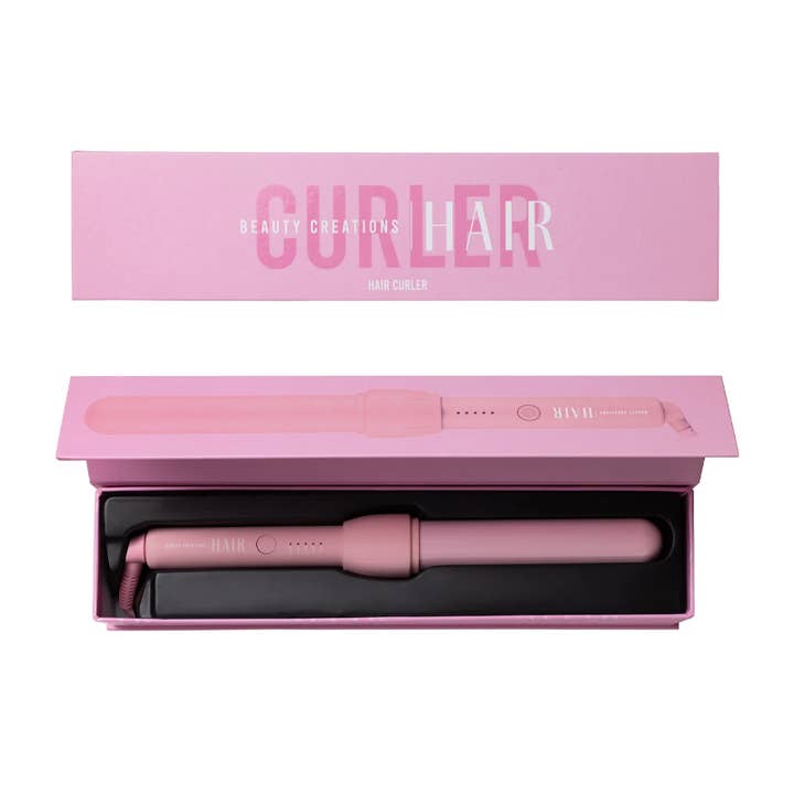 PINEAPPLE Beauty - Wholesale Curling Iron/Wand - Beauty Creations HC-PINK 2 1" Hair Curling Wand - 1pc 5