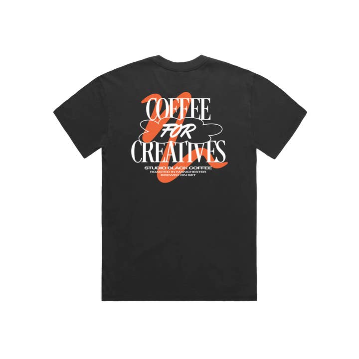 Coffee for Creatives T-Shirt | Black for wholesale by Studio Black