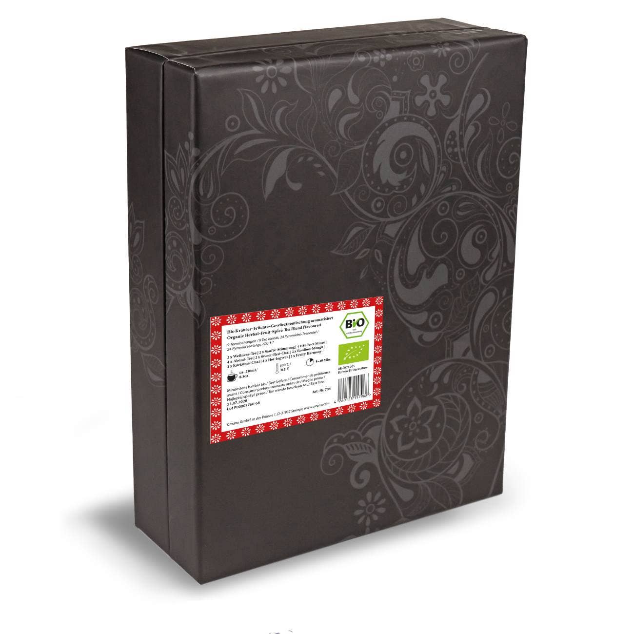 Creano - Wholesale Loose Tea - Organic herbal tea 24er pyramid gift set5